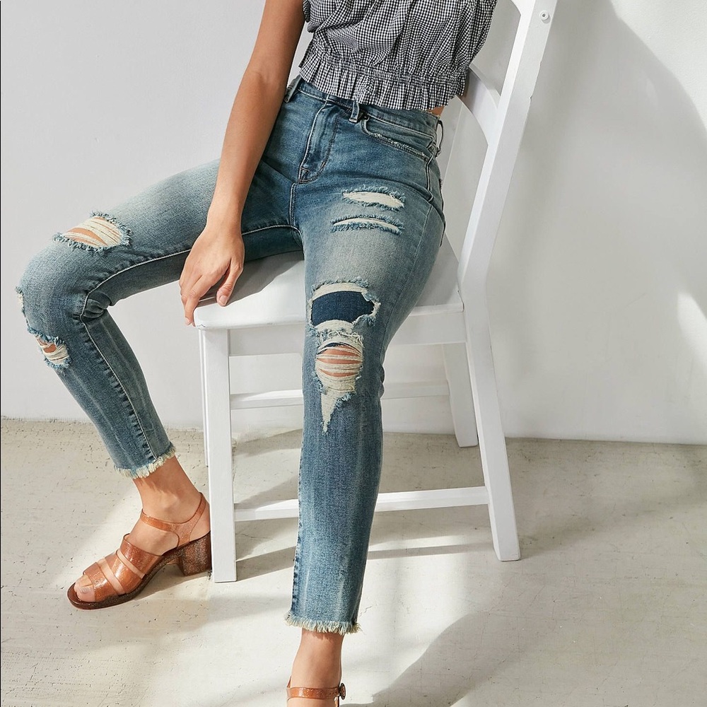 BDG twig high rise ankle jeans